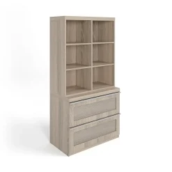 District Stacking Shelf & Lateral File Set - 36