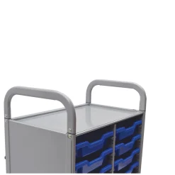 Double Cart with 16 Trays - 3
