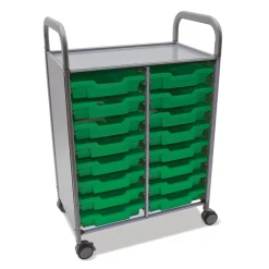 Double Cart with 16 Trays - 3