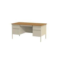 Double Pedestal Desk - 60"W x 30"D