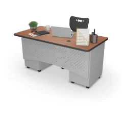 Double Pedestal Desk - 60