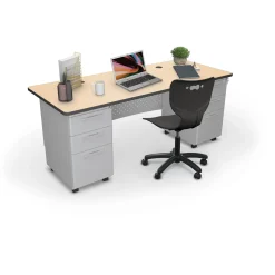 Double Pedestal Desk - 72