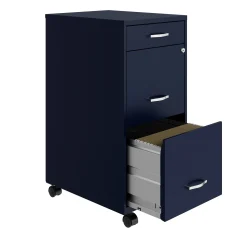 3-Drawer Mobile File Cabinet