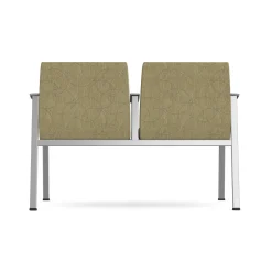 Drea Two Seater with Center Arm in Premium Healthcare Vinyl