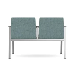 Drea Two Seater with Center Arm in Premium Healthcare Vinyl