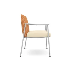 Drea Two Seater with Center Arm in Premium Healthcare Vinyl