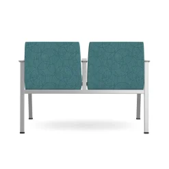 Drea Two Seater with Center Arm in Premium Healthcare Vinyl