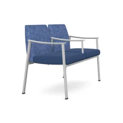 Drea Two Seater with Center Arm in Premium Healthcare Vinyl