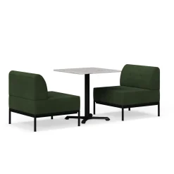 Drop In Lounge 2 Person Collaboration Booth without Panels