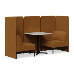 Drop In Lounge 2 Person Collaboration Booth with Panels