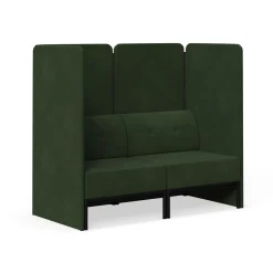 Drop In Lounge Double Privacy Booth without Arms