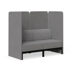Drop In Lounge Double Privacy Booth without Arms