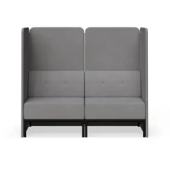 Drop In Lounge Double Privacy Booth without Arms