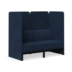 Drop In Lounge Double Privacy Booth without Arms