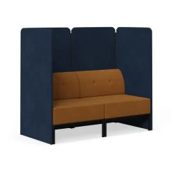 Drop In Lounge Double Privacy Booth without Arms