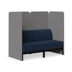 Drop In Lounge Double Privacy Booth without Arms