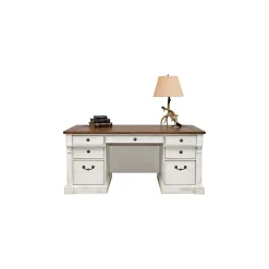 Durham Double Pedestal Executive Desk - 66"W