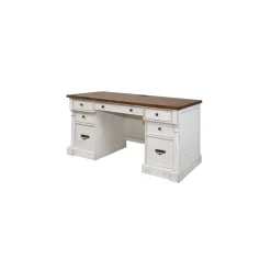 Durham Double Pedestal Executive Desk - 66"W