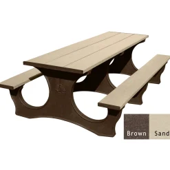 Easy Access Recycled Plastic Picnic Table 8'