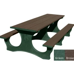 Easy Access Recycled Plastic Picnic Table 8'