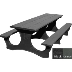 Easy Access Recycled Plastic Picnic Table 8'