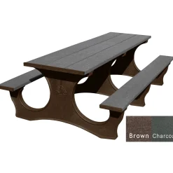 Easy Access Recycled Plastic Picnic Table 8'