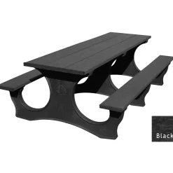 Easy Access Recycled Plastic Picnic Table 8'