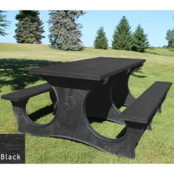 Easy Access Recycled Plastic Picnic Table 6'