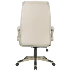 ECH Series Leather Flip-Arm Office Chair