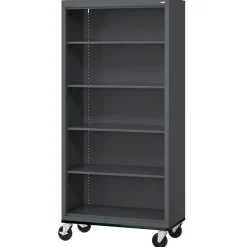Elite Mobile 5-Shelf Bookcase - 36