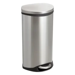 Ellipse Step-On Trash Receptacle - 7.5 Gallon