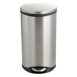 Ellipse Step-On Trash Receptacle - 7.5 Gallon