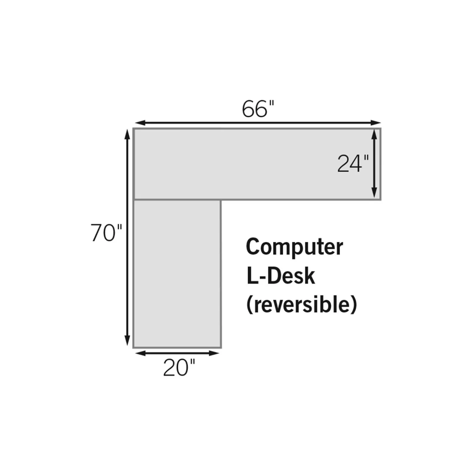 Embassy Reversible L-Shaped Desk with Utility Drawers and File Storage