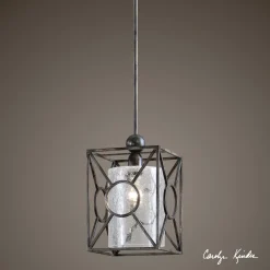 Enclosed Glass Pendant Light