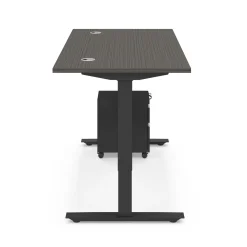 Ergo Desk Height Adjustable Standing Desk with Pedestal - 60