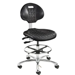 ESD Polyurethane Tilting Stool with Footring