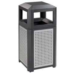Evos™ Series Steel Indoor and Outdoor Trash Receptacle- 15 Gallon