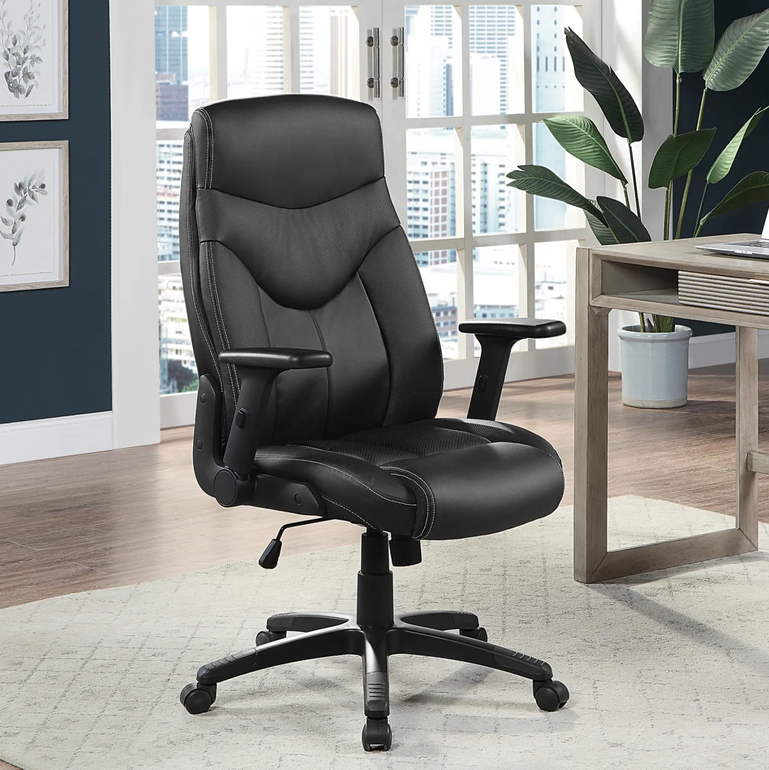 Exec High Back Leather Chair
