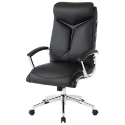 Executive Faux Leather High-back Chair