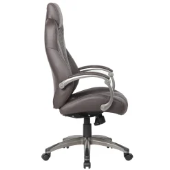Executive Vinyl High Back Chair with Hinged Arm