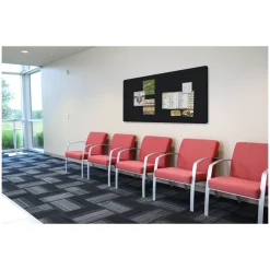 Fabric Wrapped Edge Bulletin Board 2'W x 1.5'H
