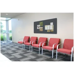 Fabric Wrapped Edge Bulletin Board 3'W x 2'H