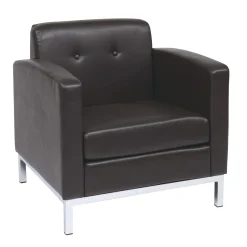Faux Leather Modern Reception Set