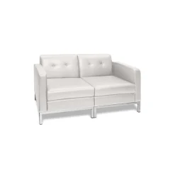 Faux Leather Modern Reception Set
