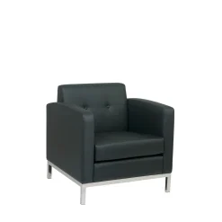 Faux Leather Modern Reception Set