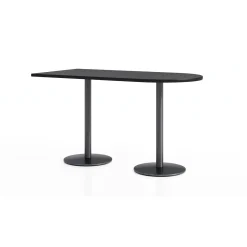 Figo Bar Height Peninsula Table - 60"W x 48"D