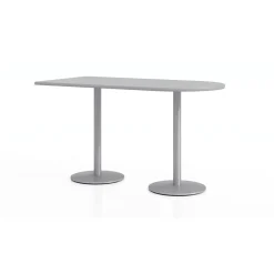 Figo Bar Height Peninsula Table - 60"W x 48"D