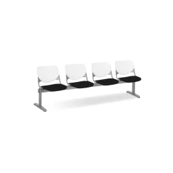 Figo Beam Seating with Four Fabric or Vinyl Seats