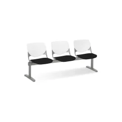 Figo Beam Seating with Three Fabric or Vinyl Seats