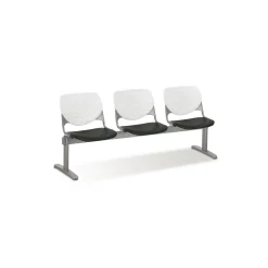 Figo Beam Seating with Three Polypropylene Seats